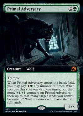 Primal Adversary - Innistrad Midnight Hunt, Magic the Gathering