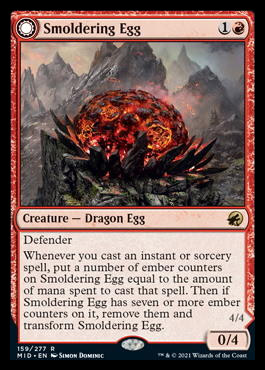 Smoldering Egg - Innistrad Midnight Hunt, Magic the Gathering