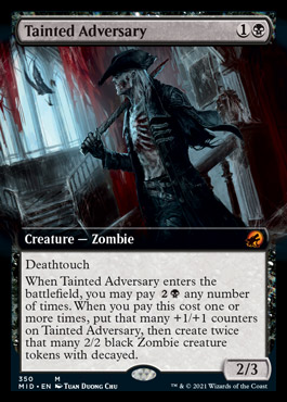 Tainted Adversary - Innistrad Midnight Hunt, Magic the Gathering