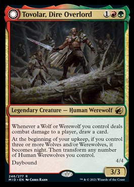 Tovolar, Dire Overlord - Innistrad Midnight Hunt, Magic the Gathering